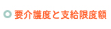 要介護度と支給限度額